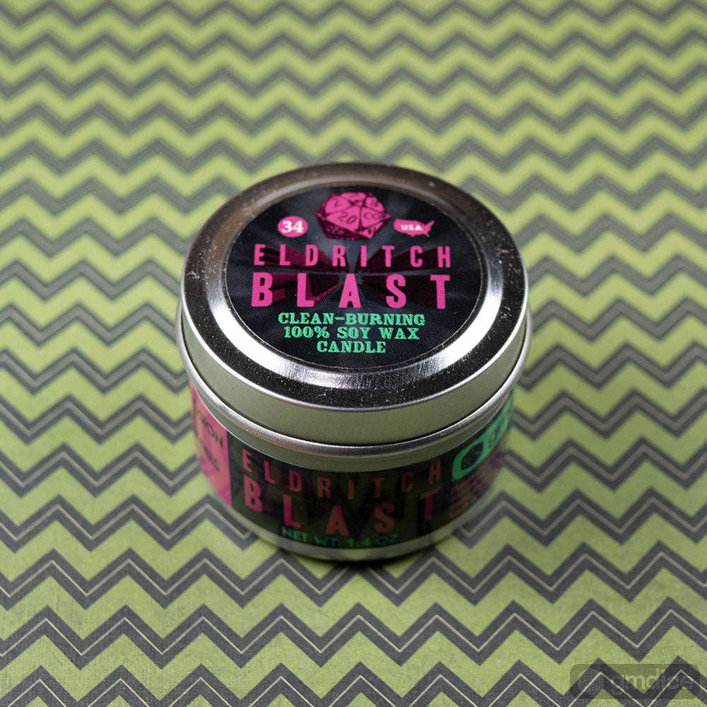 Game Master Dice - Eldritch Blast Gaming Candle
