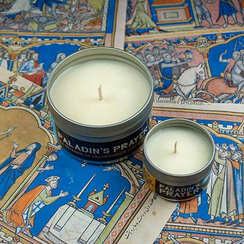 Game Master Dice - Paladin's Prayer Gaming Candle