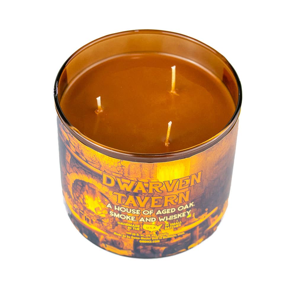 Game Master Dice - Dwarven Tavern Gaming Candle