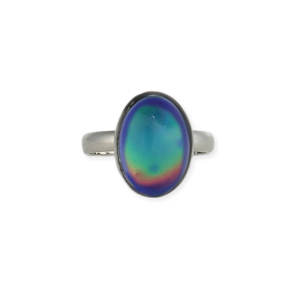 ZAD - Adjustable Oval Mood Ring