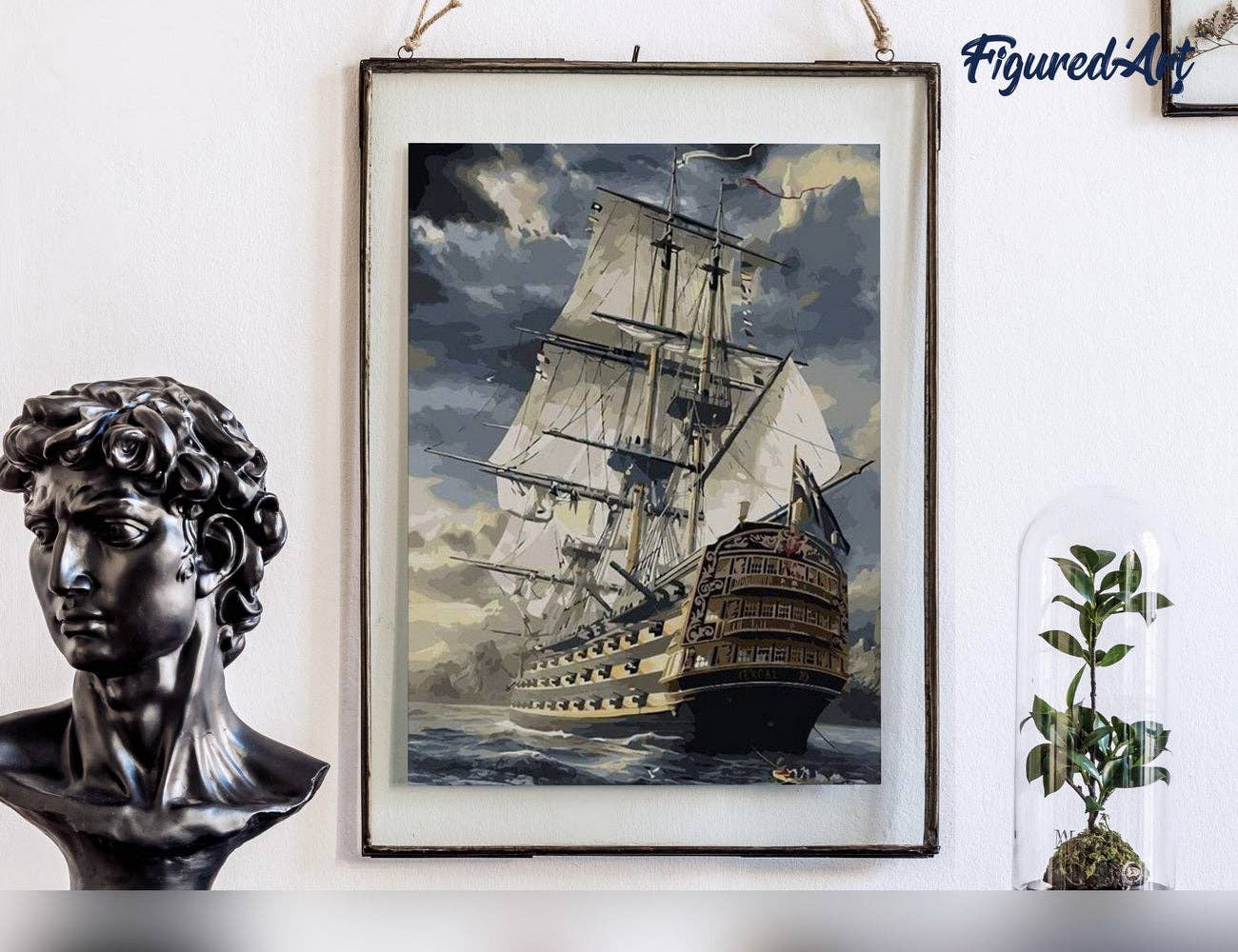 Figured'Art - Paint by numbers - Ocean Galleon