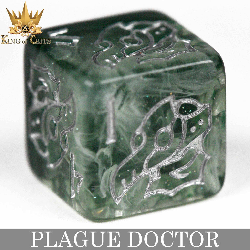 DNDDICE.COM - Plague Doctor - 11 Dice Set