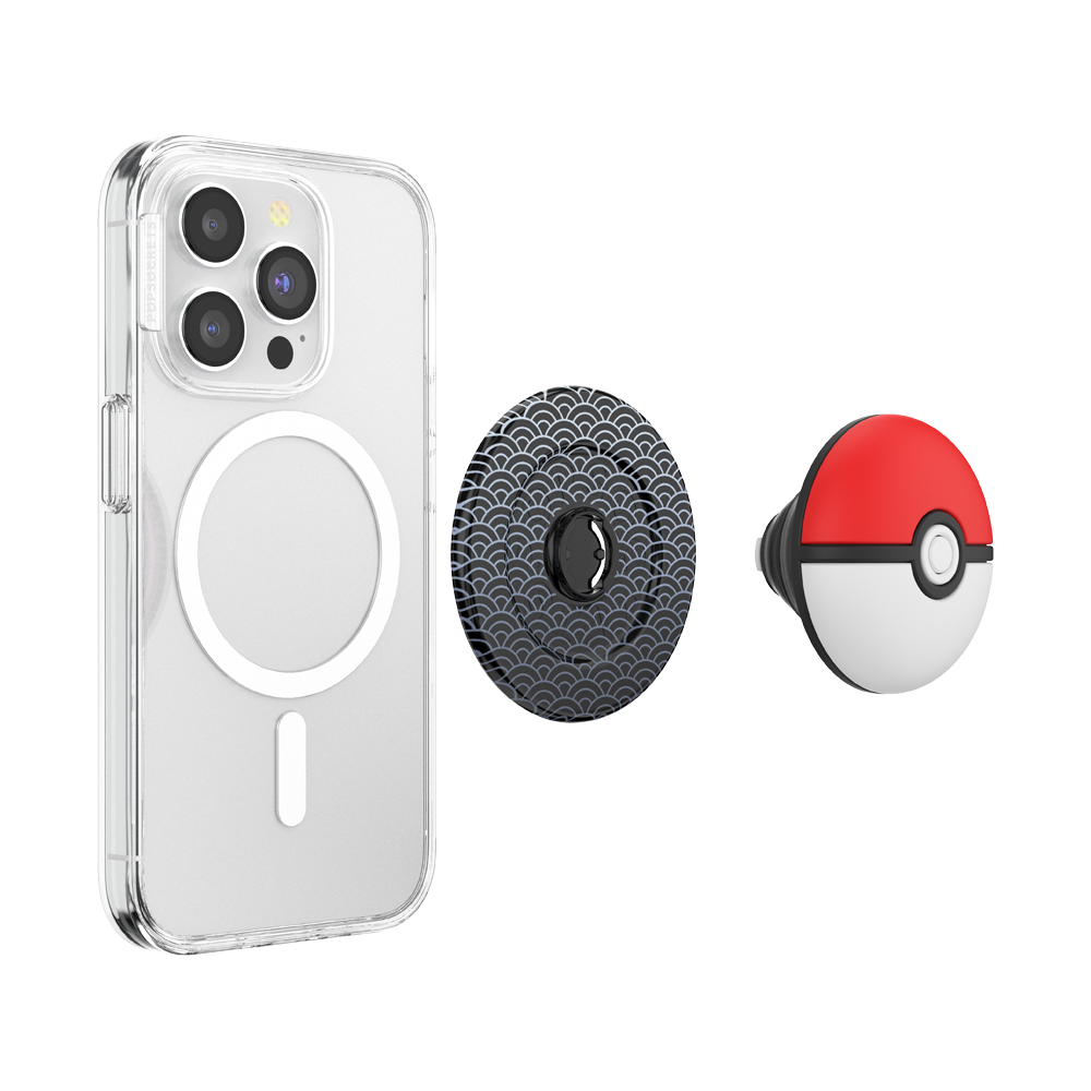 PopSockets - PopSockets MagSafe Phone Grip - Puffy Poké Ball Seigaiha