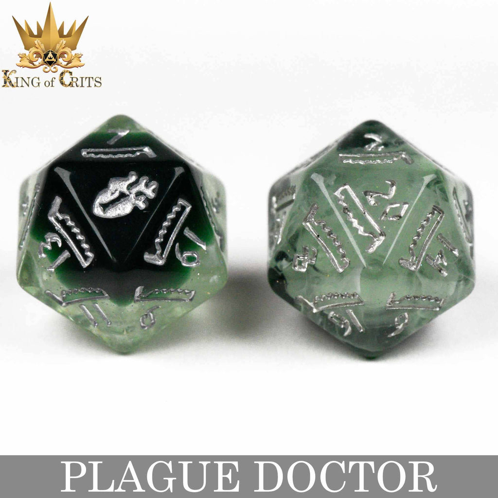 DNDDICE.COM - Plague Doctor - 11 Dice Set