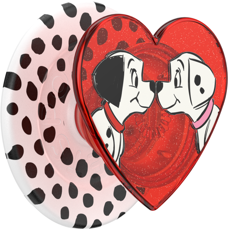PopSockets - PopSockets MagSafe Disney D Glitter Heart Two Cute