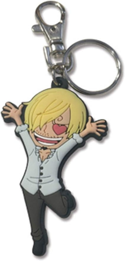 Sanji In Love PVC Keychain