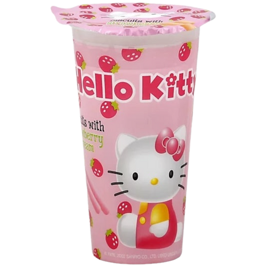 Hello Kitty Strawberry Cream Dip Sticks