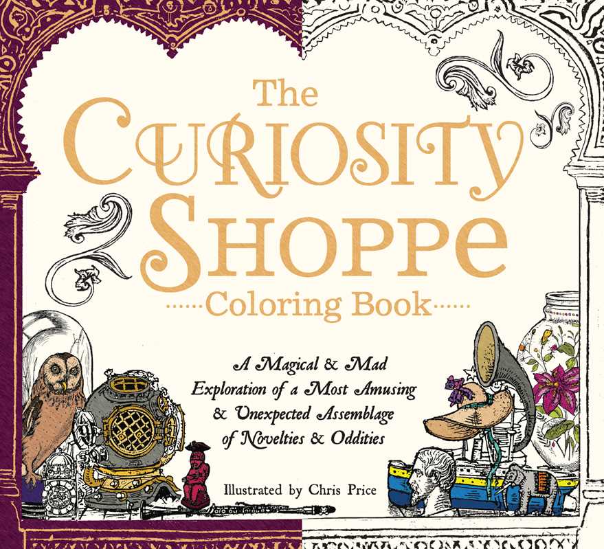Simon & Schuster - Curiosity Shoppe Coloring Book by Chris Price