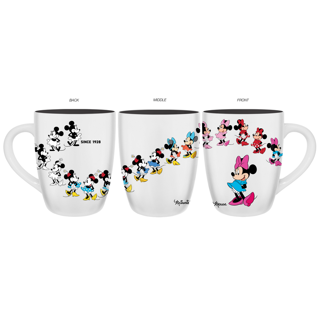 Silver Buffalo - Disney Minnie Mouse 25oz Jumbo Curved Ceramic Mug