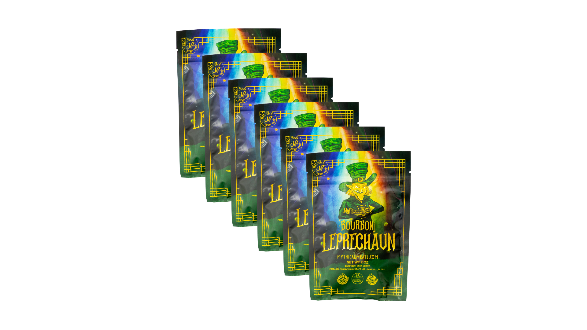 Mythical Meats - Mythical Meats® Beef Jerky - 2 Ounce - Case of 6