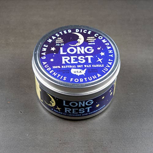 Game Master Dice - Long Rest Gaming Candle