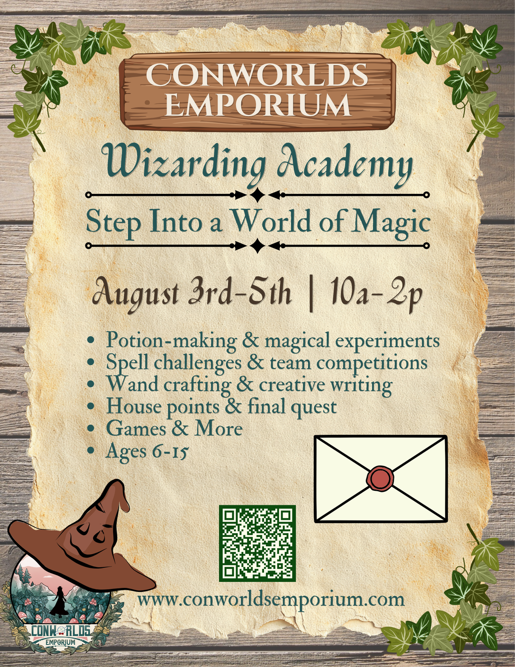 Wizarding Academy Whimsical Summer Camp