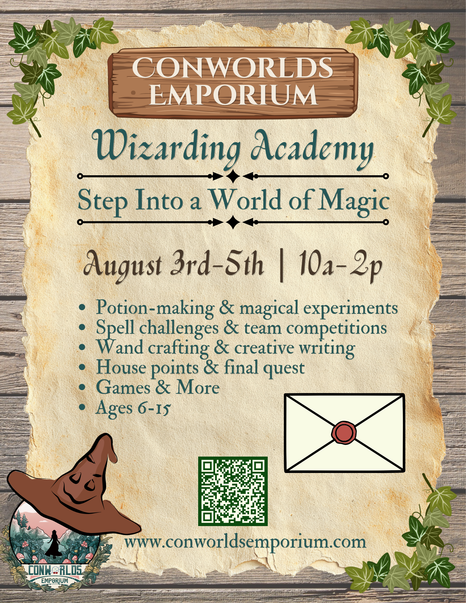 Wizarding Academy Whimsical Summer Camp