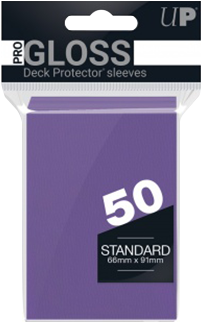 Deck Protector Pack: Purple Gloss 50ct