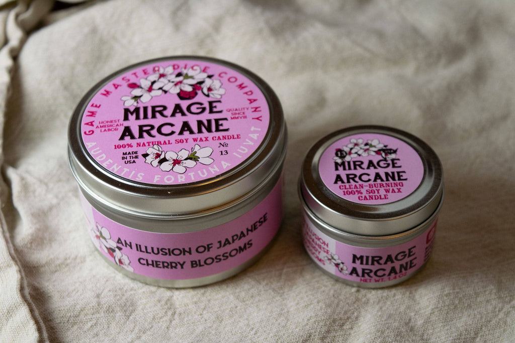 Game Master Dice - Mirage Arcane Gaming Candle