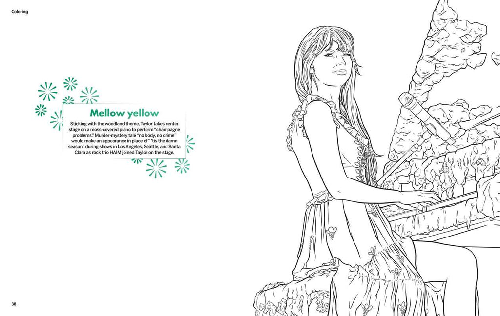 Simon & Schuster - Taylor Swift Coloring & Activity Book: Tour Edition by Editors of Thunder Bay Press
