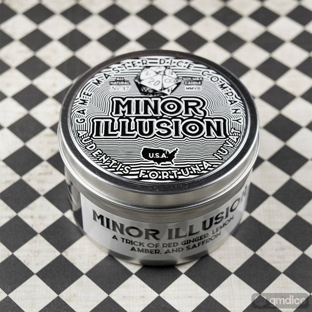 Game Master Dice - Minor Illusion Gaming Candle
