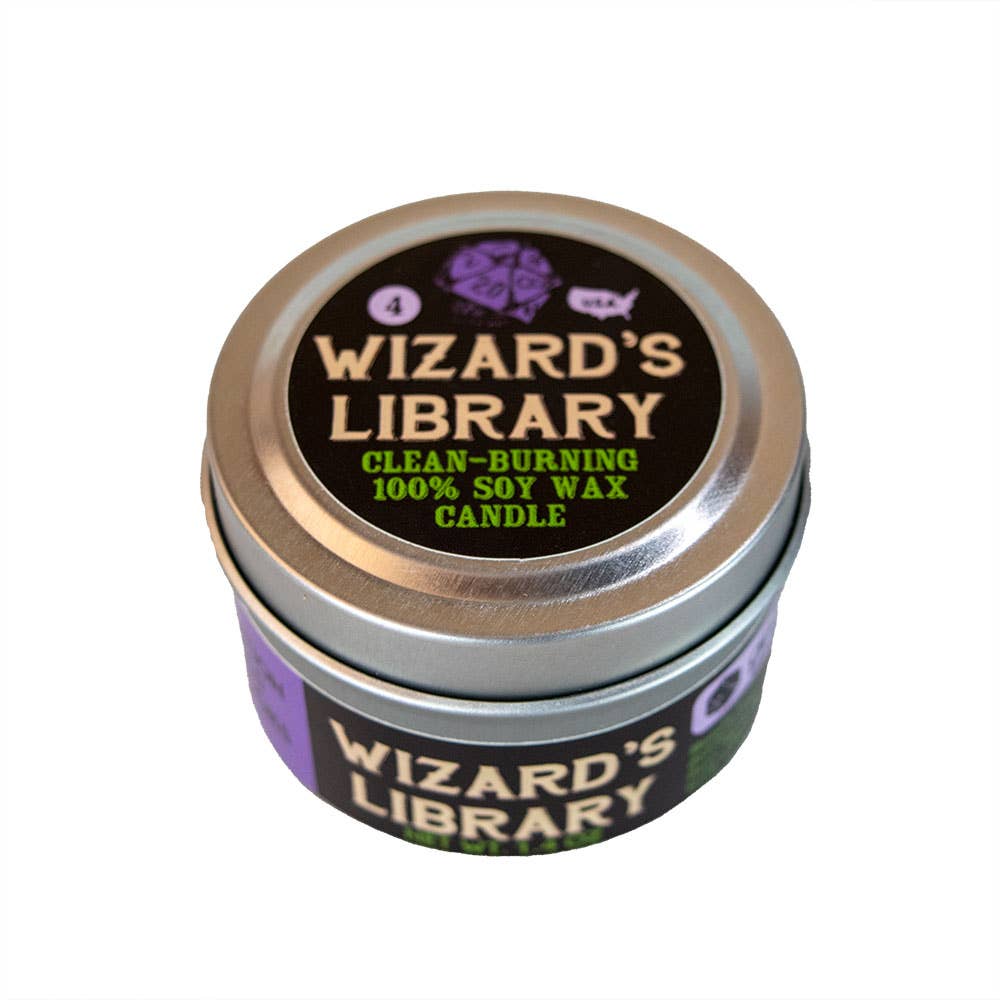 Game Master Dice - Wizard's Library Gaming Candle