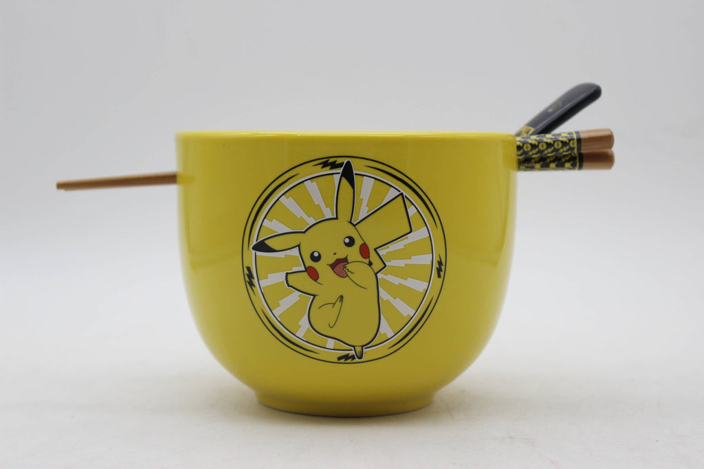 Silver Buffalo - Pokémon 20oz Ramen Bowl with Chopsticks and Spoon