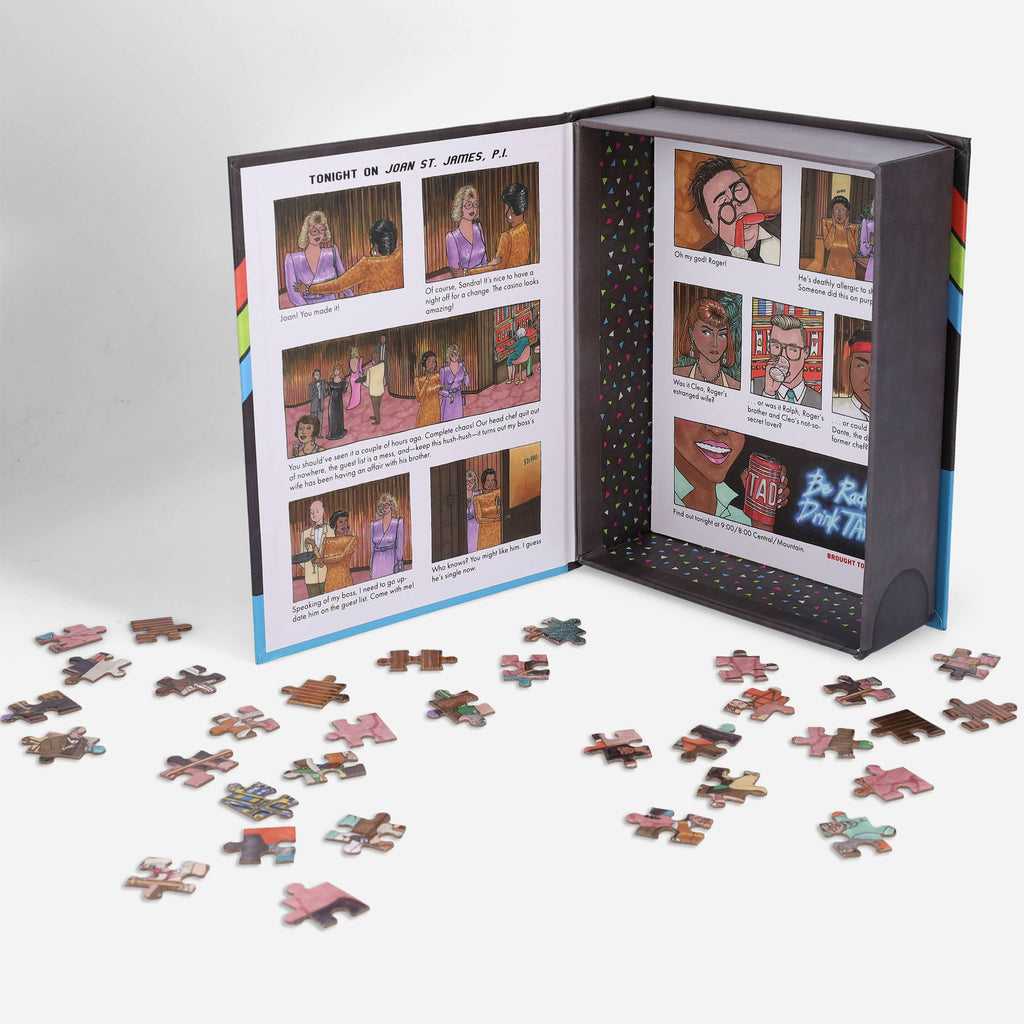 Chronicle Books - Mysteries of the 80s Death by Crab Leg 500-Piece Puzzle