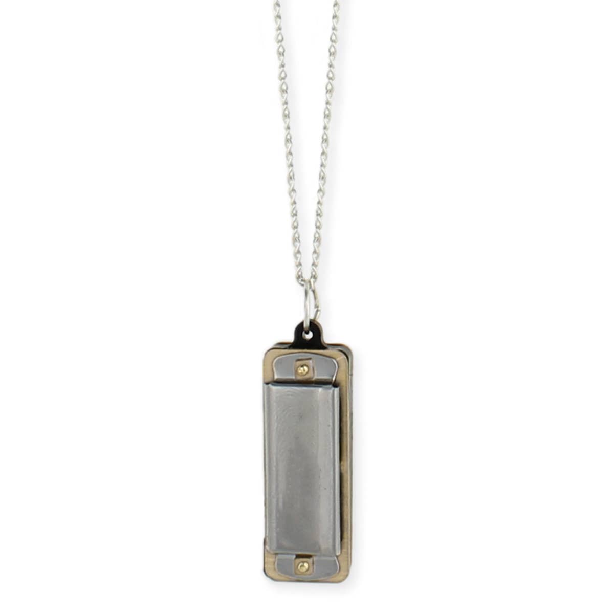 ZAD - Silver Harmonica Necklace