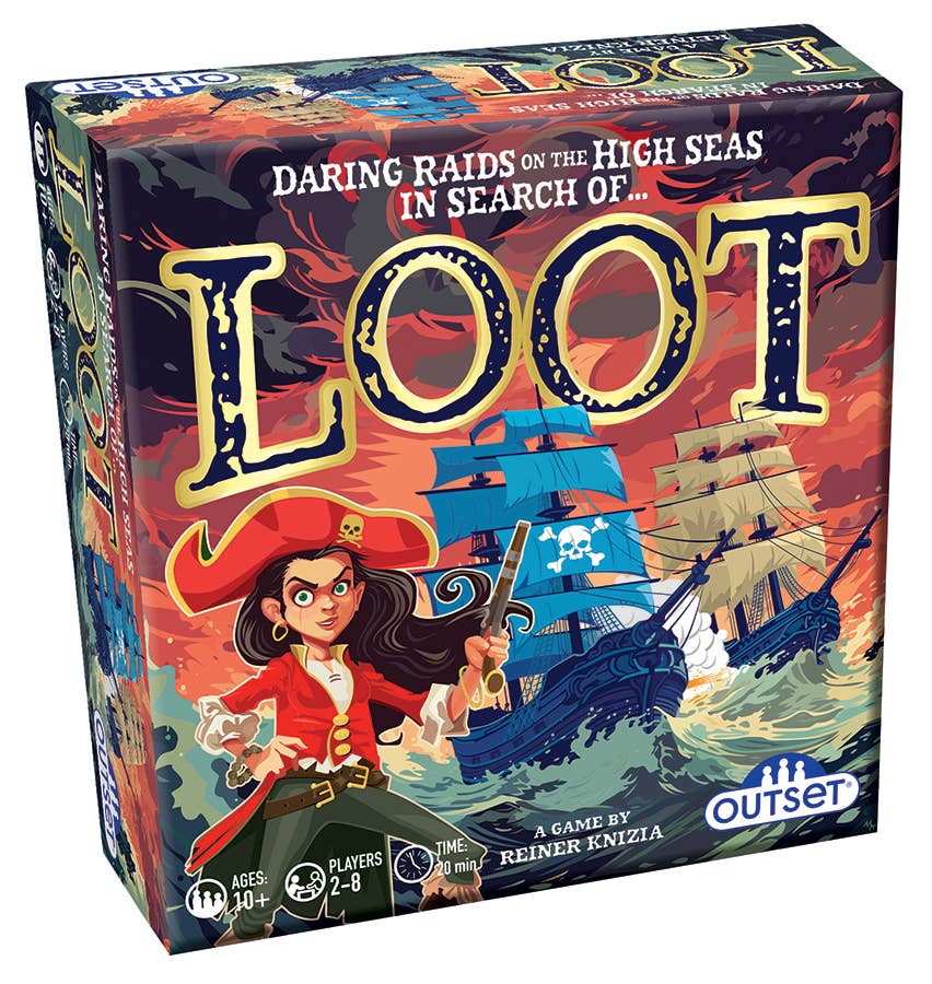 Outset Games and Cobble Hill Puzzles - Loot Card Game by Reiner Knizia