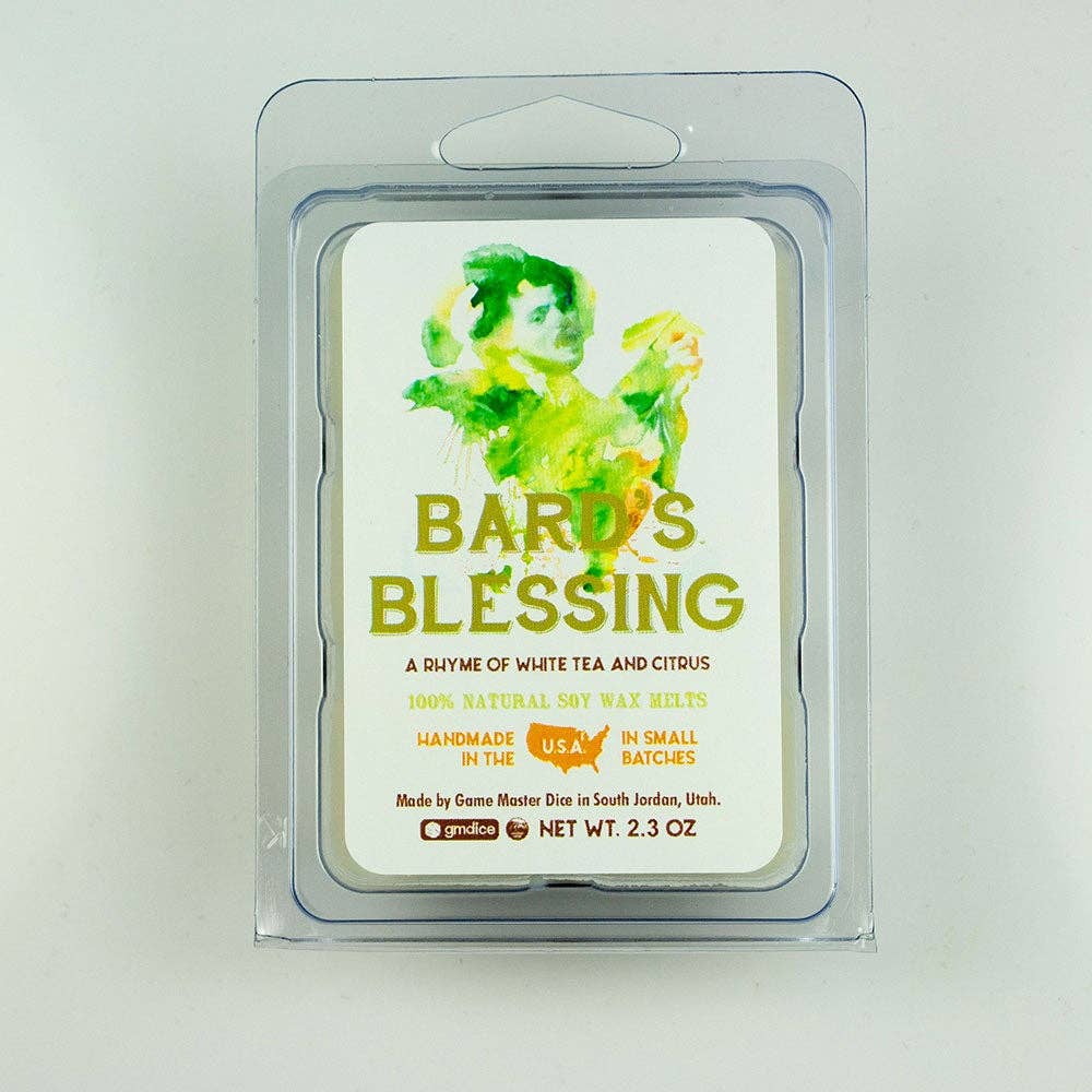 Game Master Dice - Bard's Blessing Gaming Candle