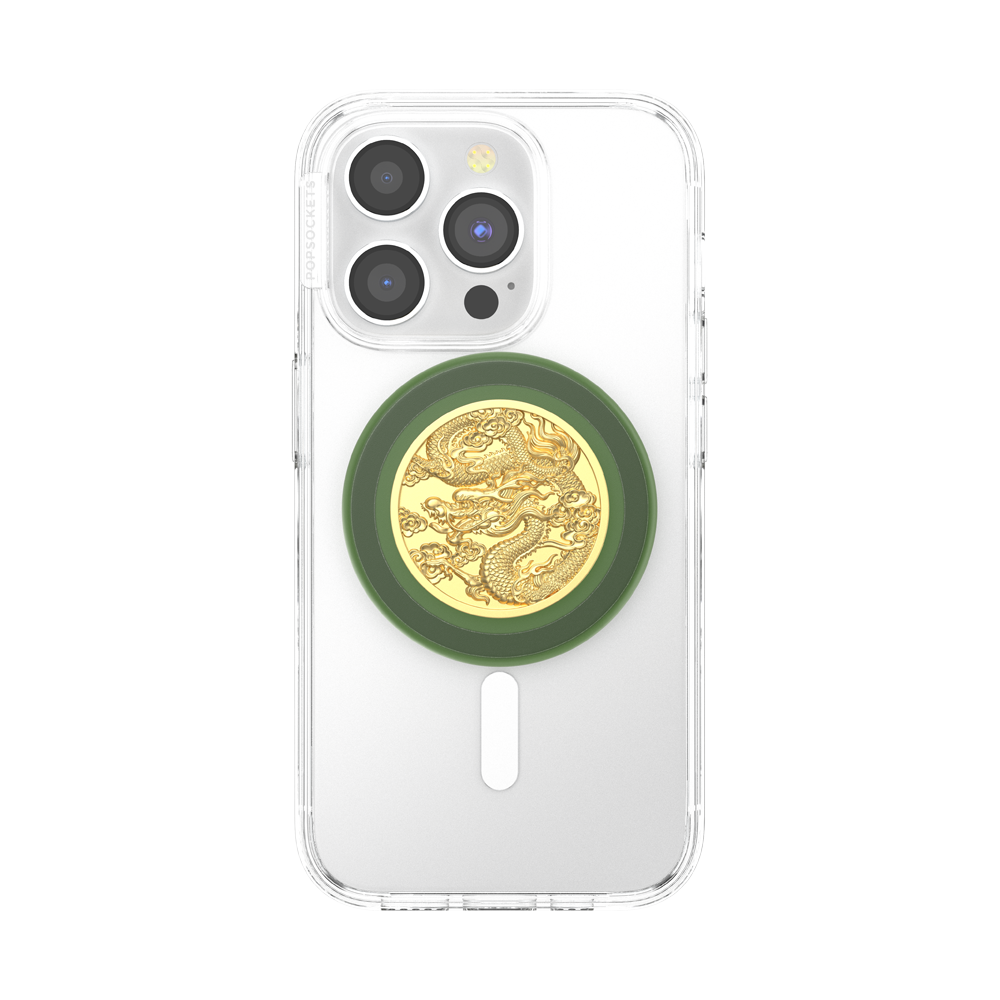 PopSockets - PopSockets MagSafe Phone Grip - Enamel Dragon