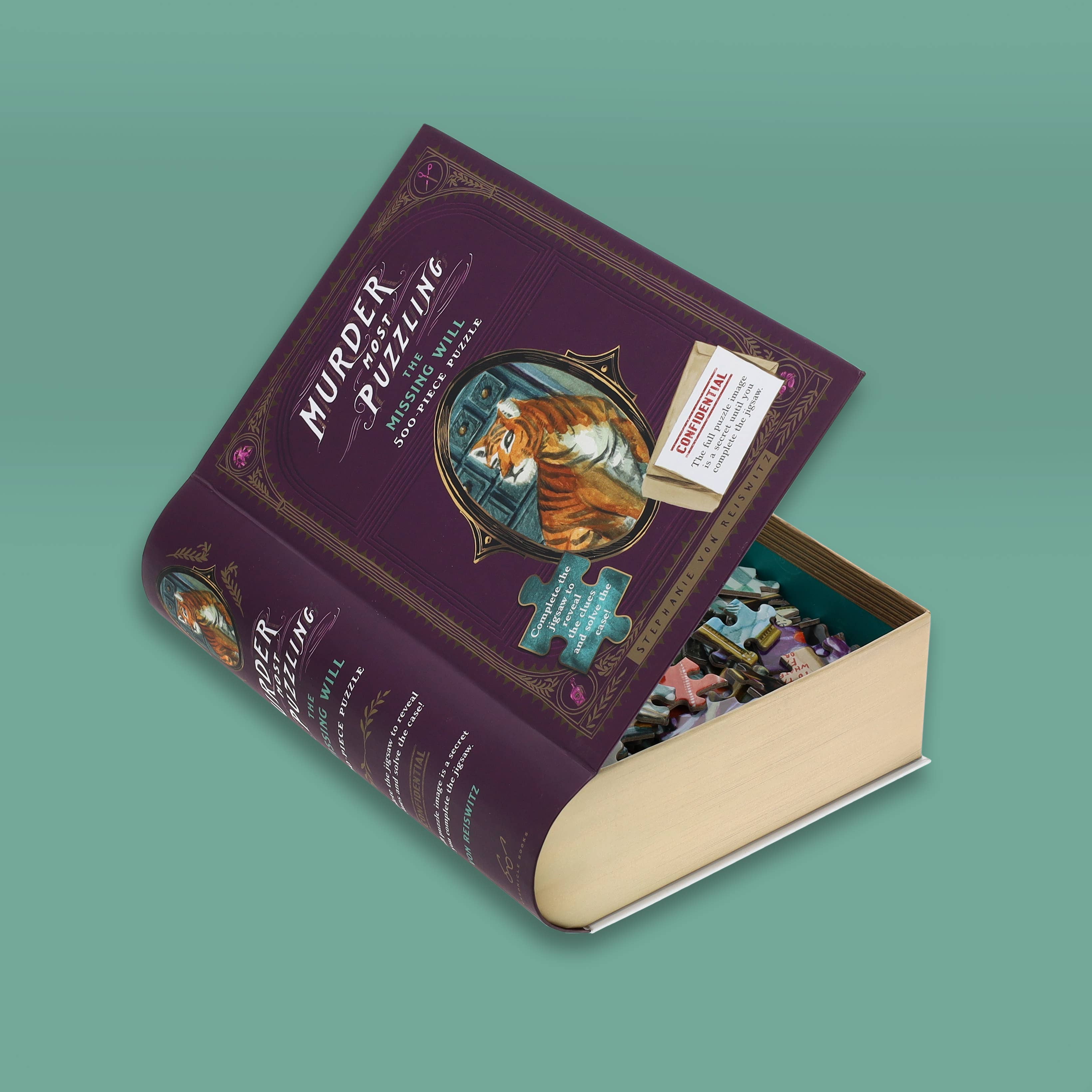 Chronicle Books - Murder Most Puzzling: The Missing Will 500-Piece Puzzle