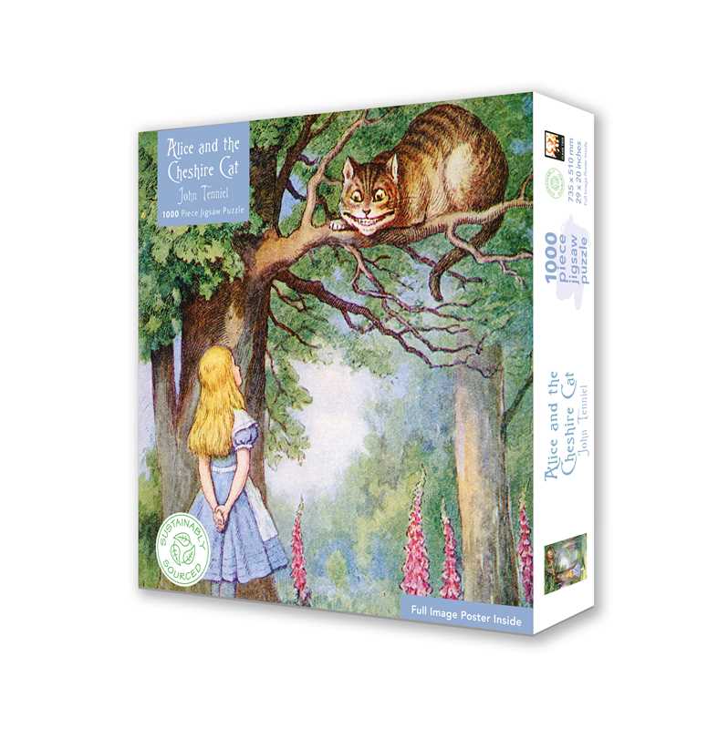 Simon & Schuster - Adult Jigsaw Puzzle Alice and the Cheshire Cat by