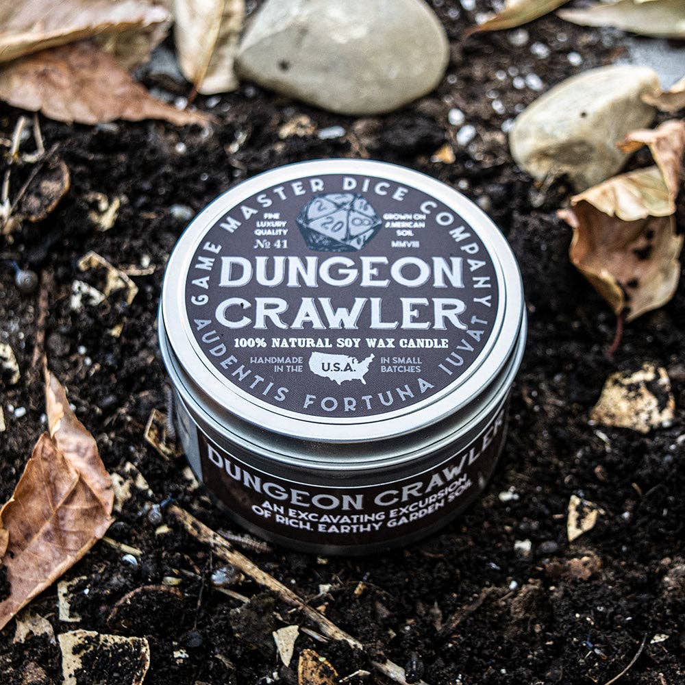 Game Master Dice - Dungeon Crawler Gaming Candle