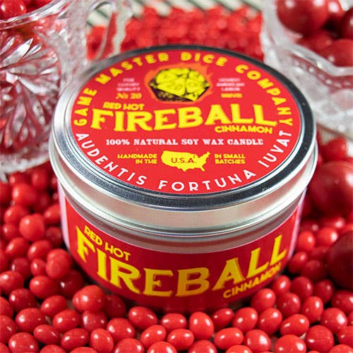 Game Master Dice - Fireball Gaming Candle