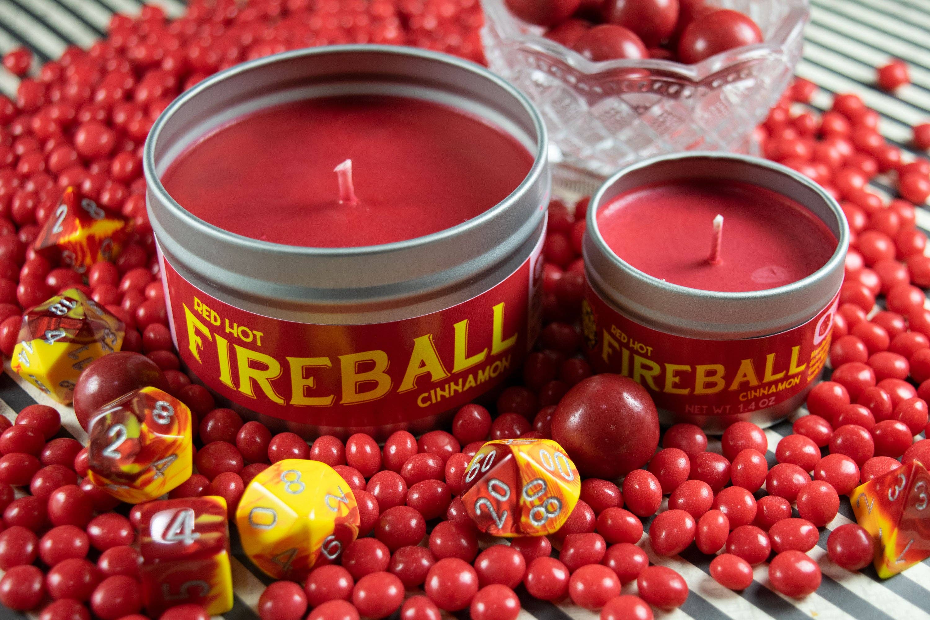 Game Master Dice - Fireball Gaming Candle