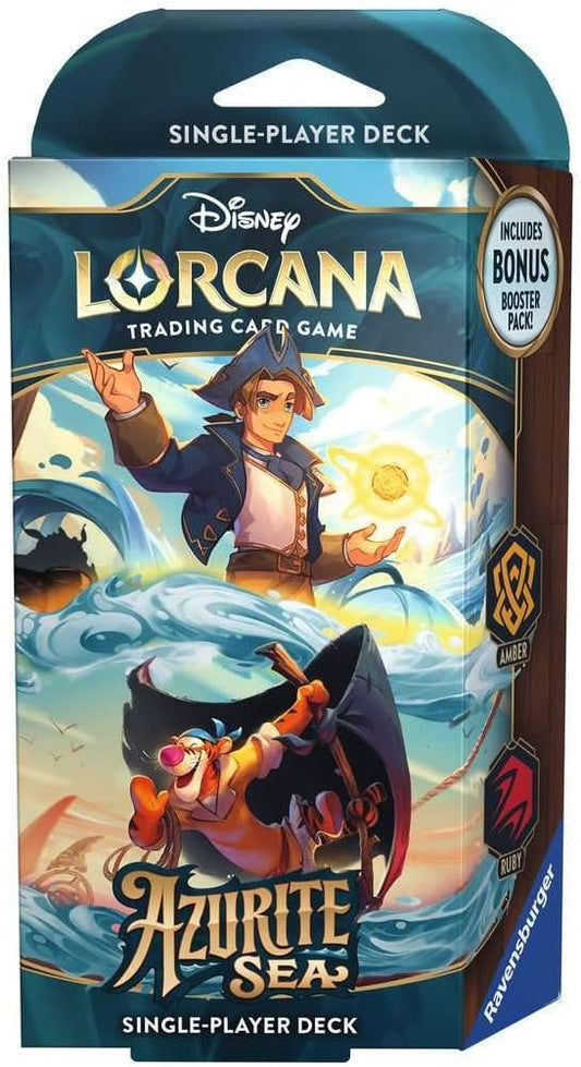 Disney Lorcana TCG: Azurite Sea Starter Deck - Amber and Ruby