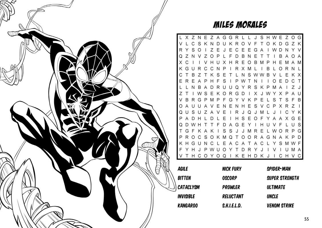 Simon & Schuster - Marvel Word Search and Coloring Book by Editors of Thunder Bay Press