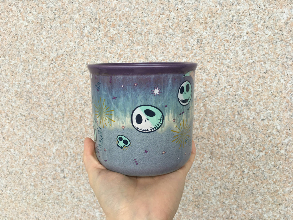 Silver Buffalo - Nightmare Before Christmas Reactive 20oz Ceramic Camper Mug
