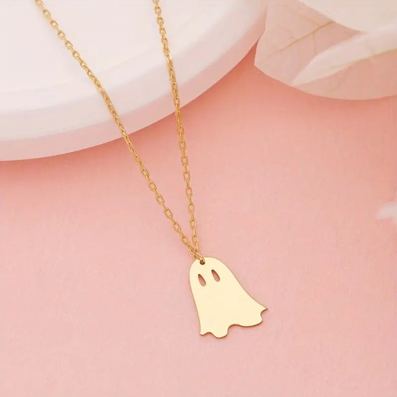 Ghost Pendant Necklace