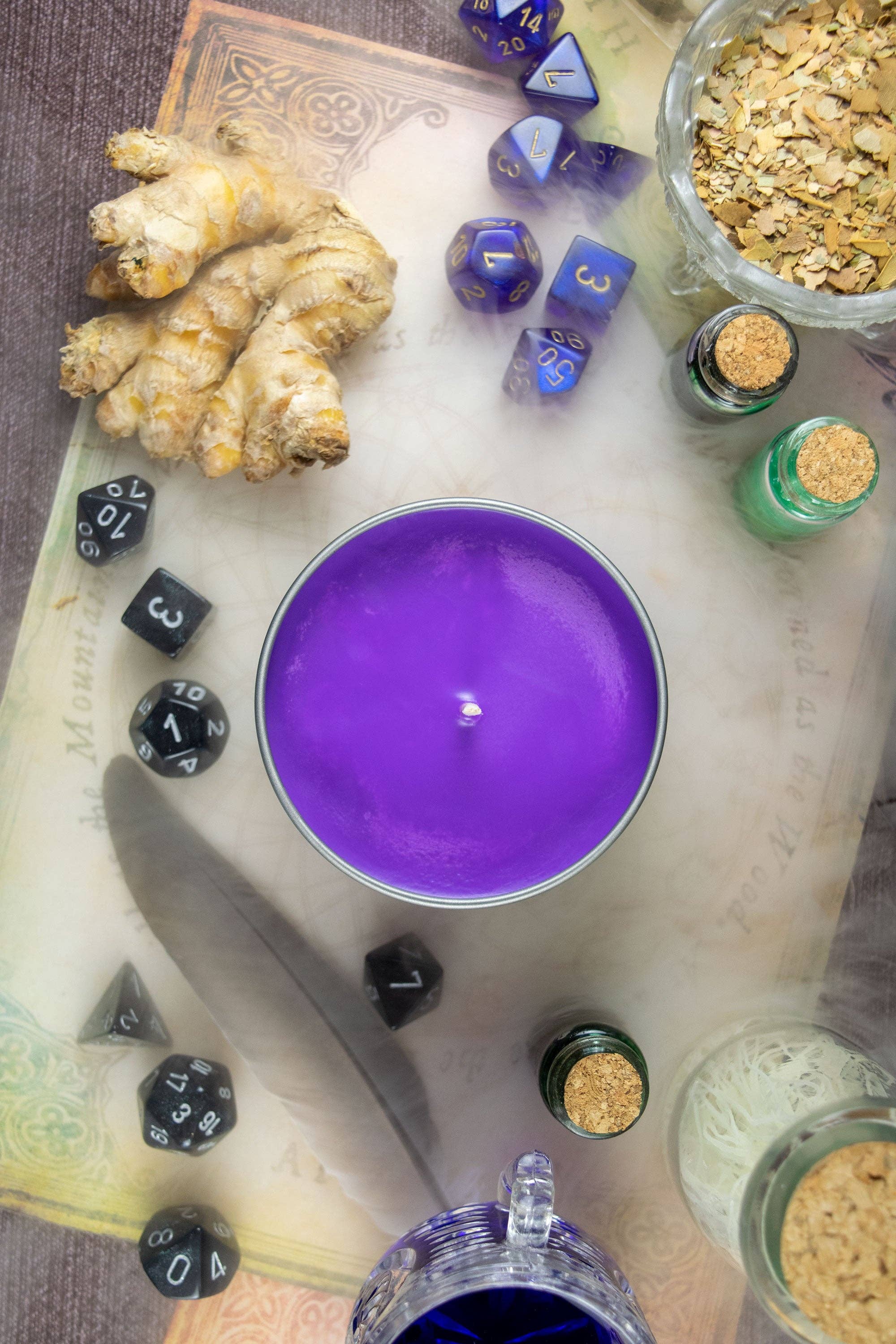 Game Master Dice - Toil and Trouble Candle