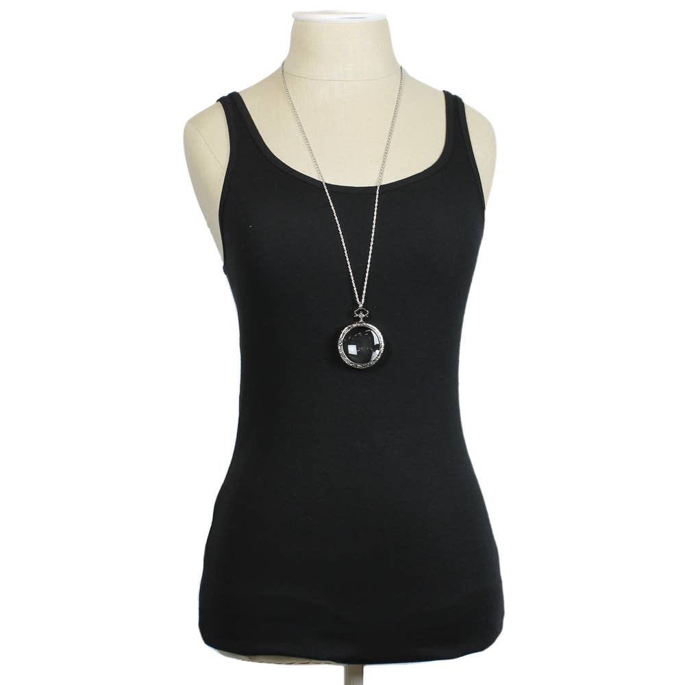 ZAD - Fashion Inspector Vintage Magnifying Glass Necklace