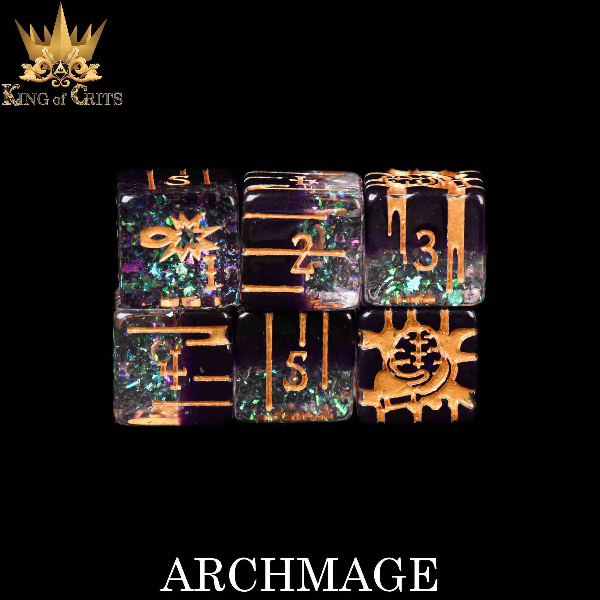 DNDDICE.COM - Archmage - 11 Dice Set