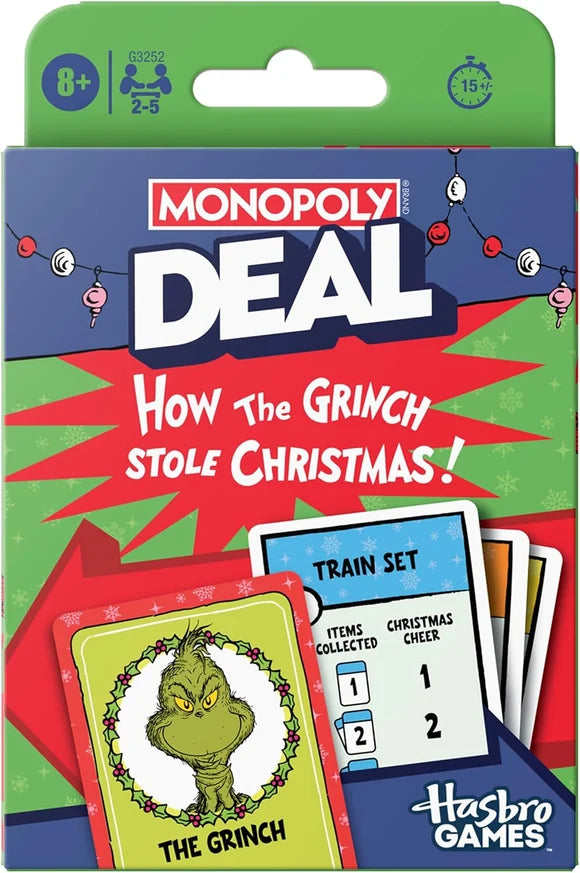 Monopoly Deal How The Grinch Stole Christmas