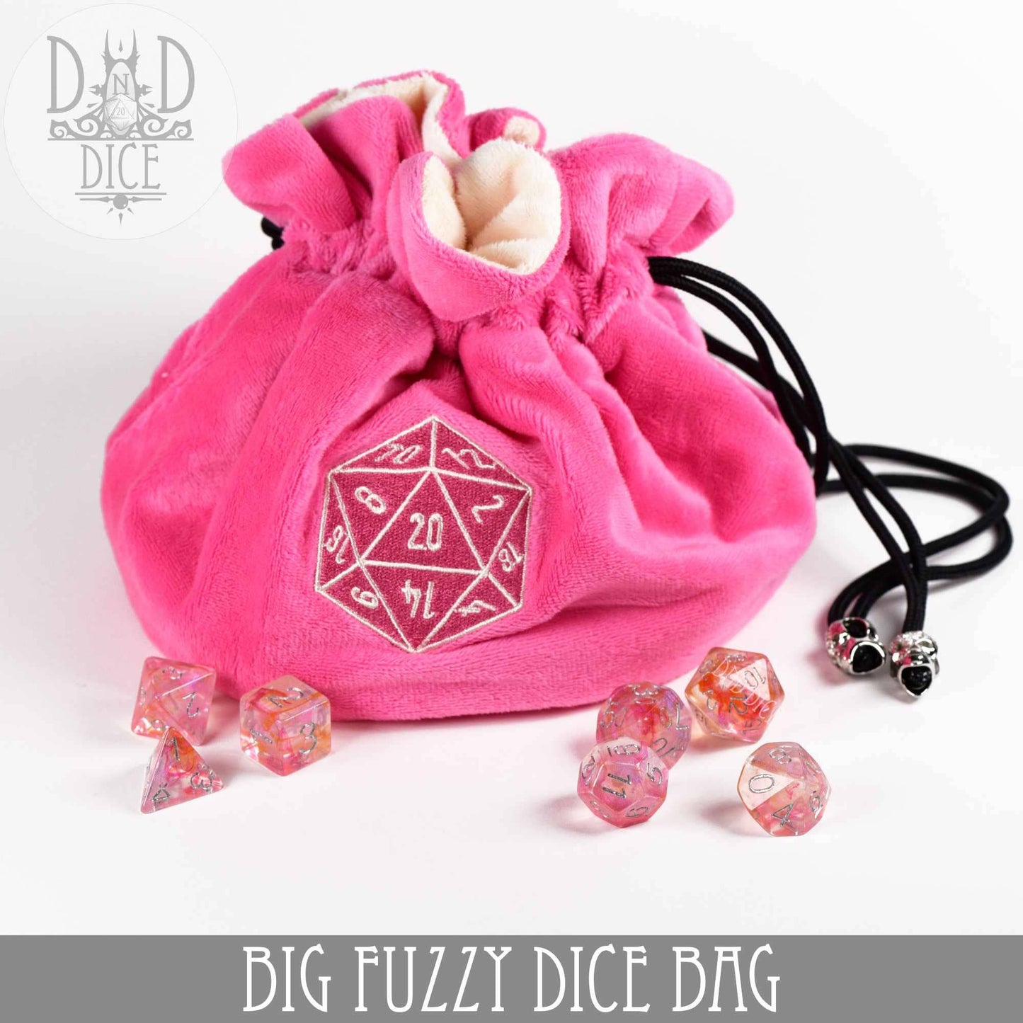 DNDDICE.COM - Big Fuzzy Dice Bag - 6 Colors