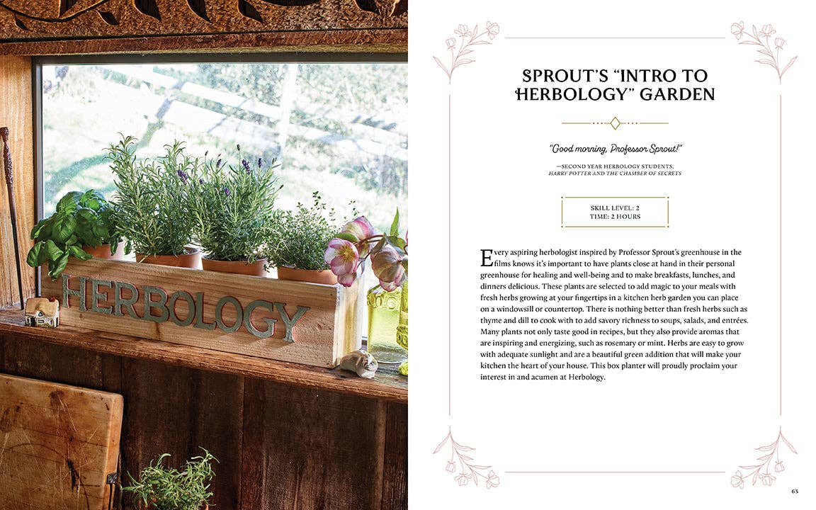 Insight Editions - Harry Potter: Herbology Magic - Inspired by Wizarding World