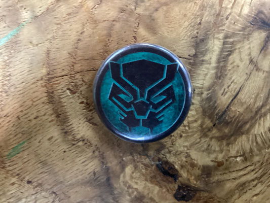 MARVEL BLACK PANTHER ICON BUTTON