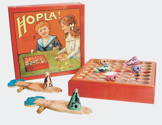 Hopla Wooden Board Game, 1890's Design