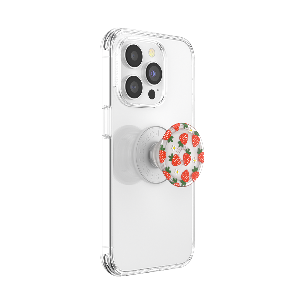 PopSockets - PopSockets Plant - Based Phone Grip - Plant Berries & Cream