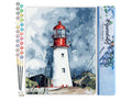 Figured'Art - Paint by numbers - Lighthouse under a Cloudy Sky