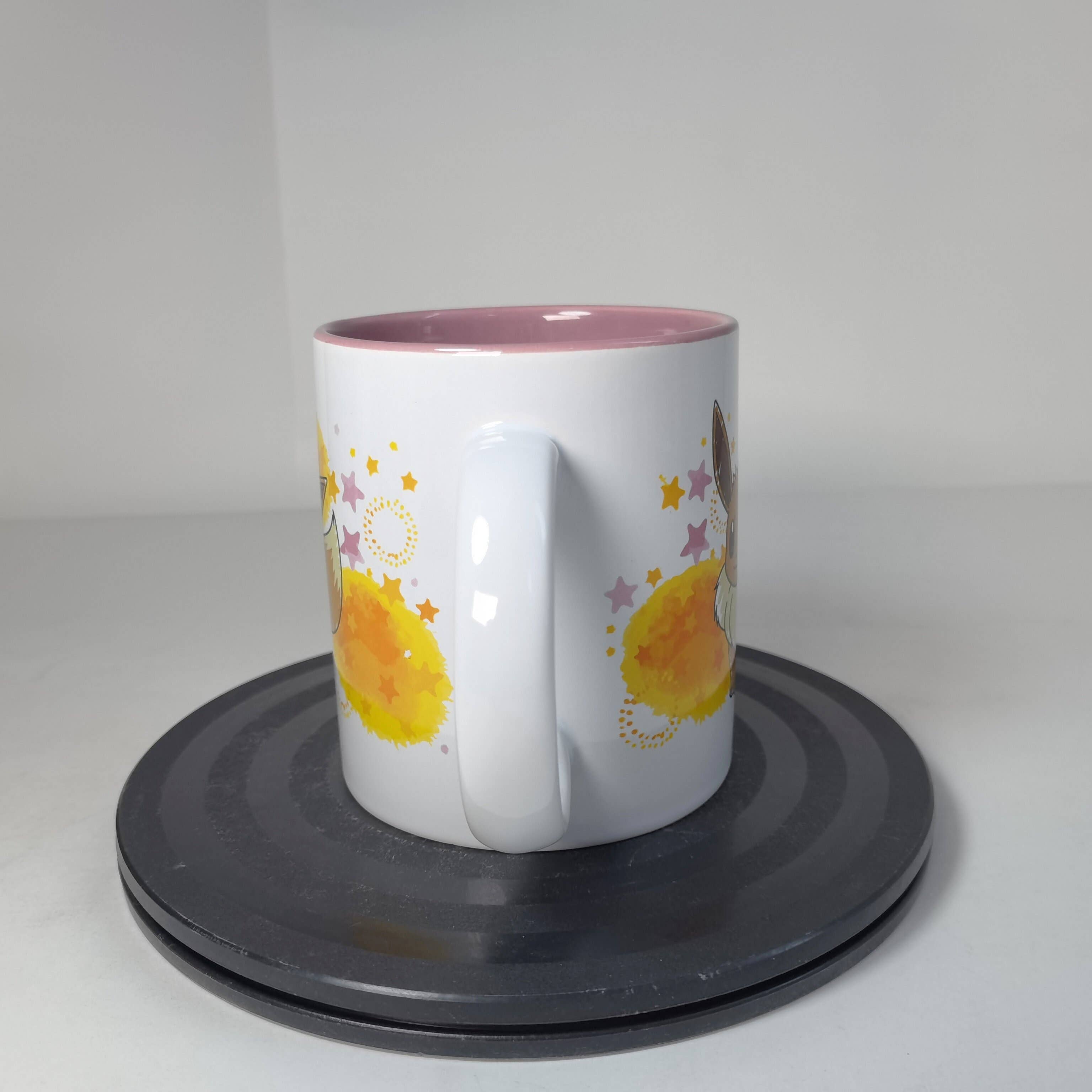 Silver Buffalo - Pokemon Eevee Star Splatter 20oz Ceramic Mug