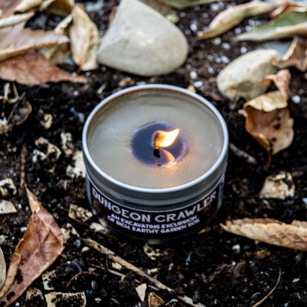 Game Master Dice - Dungeon Crawler Gaming Candle