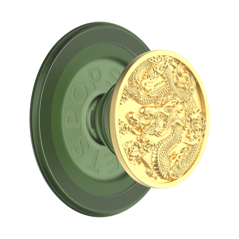 PopSockets - PopSockets MagSafe Phone Grip - Enamel Dragon